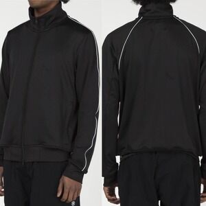 Reigning Champ Canada Full Zip Terry Track Jacket Black Cool Max Mens Size Large